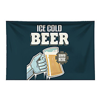 Wall Tapestry Art Decor Blanket Curtain Picnic Tablecloth Hanging Home Bedroom Living Room Dorm Decoration Ice Cold Beer miniinthebox