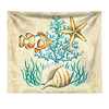 Wall Tapestry Art Decor Blanket Curtain Picnic Tablecloth Hanging Home Bedroom Living Room Dorm Decoration Ocean Shell Star miniinthebox