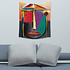 Wall Tapestry Art Decor Blanket Curtain Picnic Tablecloth Hanging Home Bedroom Living Room Dorm Decoration Polyester Abstract Pattern