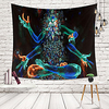 Wall Tapestry Art Decor Blanket Curtain Picnic Tablecloth Hanging Home Bedroom Living Room Dorm Decoration Polyester Abstract People Alphabet Pattern Multicolor