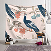 Wall Tapestry Art Decor Blanket Curtain Picnic Tablecloth Hanging Home Bedroom Living Room Dorm Decoration Polyester Animal Modern Branch Bird Pattern