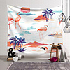 Wall Tapestry Art Decor Blanket Curtain Picnic Tablecloth Hanging Home Bedroom Living Room Dorm Decoration Polyester Animal Modern Flamingo