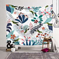 Wall Tapestry Art Decor Blanket Curtain Picnic Tablecloth Hanging Home Bedroom Living Room Dorm Decoration Polyester Animal Plant Modern Bird And Flower