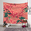 Wall Tapestry Art Decor Blanket Curtain Picnic Tablecloth Hanging Home Bedroom Living Room Dorm Decoration Polyester Beautiful Scenery With Red Flowers In Full Bloom