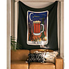 Wall Tapestry Art Decor Blanket Curtain Picnic Tablecloth Hanging Home Bedroom Living Room Dorm Decoration Polyester Beer View