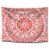 Wall Tapestry Art Decor Blanket Curtain Picnic Tablecloth Hanging Home Bedroom Living Room Dorm Decoration Polyester Big Red Bohemia Mandala View