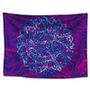 Wall Tapestry Art Decor Blanket Curtain Picnic Tablecloth Hanging Home Bedroom Living Room Dorm Decoration Polyester Bohemia Mandala Blue Purple View