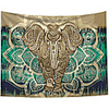Wall Tapestry Art Decor Blanket Curtain Picnic Tablecloth Hanging Home Bedroom Living Room Dorm Decoration Polyester Bohemian Elephant