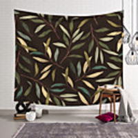 Wall Tapestry Art Decor Blanket Curtain Picnic Tablecloth Hanging Home Bedroom Living Room Dorm Decoration Polyester Branches Leaves Comic Version