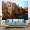 Wall Tapestry Art Decor Blanket Curtain Picnic Tablecloth Hanging Home Bedroom Living Room Dorm Decoration Polyester Brown Forest Cabin
