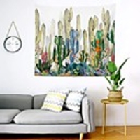 Wall Tapestry Art Decor Blanket Curtain Picnic Tablecloth Hanging Home Bedroom Living Room Dorm Decoration Polyester Cactus