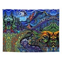 Wall Tapestry Art Decor Blanket Curtain Picnic Tablecloth Hanging Home Bedroom Living Room Dorm Decoration Polyester Cartoon Colorful Beauty Views