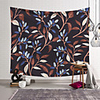 Wall Tapestry Art Decor Blanket Curtain Picnic Tablecloth Hanging Home Bedroom Living Room Dorm Decoration Polyester Childhood Memory Of Leaf Branch Blue Fruit