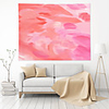 Wall Tapestry Art Decor Blanket Curtain Picnic Tablecloth Hanging Home Bedroom Living Room Dorm Decoration Polyester Classic Modern Pink Pattern