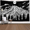 Wall Tapestry Art Decor Blanket Curtain Picnic Tablecloth Hanging Home Bedroom Living Room Dorm Decoration Polyester Cloud Mountain Tree