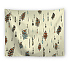 Wall Tapestry Art Decor Blanket Curtain Picnic Tablecloth Hanging Home Bedroom Living Room Dorm Decoration Polyester Color Feather Small Decoration