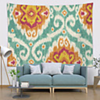 Wall Tapestry Art Decor Blanket Curtain Picnic Tablecloth Hanging Home Bedroom Living Room Dorm Decoration Polyester Color Painting Novelty