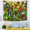Wall Tapestry Art Decor Blanket Curtain Picnic Tablecloth Hanging Home Bedroom Living Room Dorm Decoration Polyester Colorful Cartoon Character Views