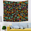 Wall Tapestry Art Decor Blanket Curtain Picnic Tablecloth Hanging Home Bedroom Living Room Dorm Decoration Polyester Colorful Cartoon View