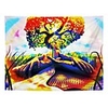 Wall Tapestry Art Decor Blanket Curtain Picnic Tablecloth Hanging Home Bedroom Living Room Dorm Decoration Polyester Colorful Sunlight Tree Beauty Views
