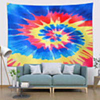Wall Tapestry Art Decor Blanket Curtain Picnic Tablecloth Hanging Home Bedroom Living Room Dorm Decoration Polyester Colorful Vortex