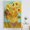 Wall Tapestry Art Decor Blanket Curtain Picnic Tablecloth Hanging Home Bedroom Living Room Dorm Decoration Polyester Comic Bottled Sunflower