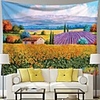 Wall Tapestry Art Decor Blanket Curtain Picnic Tablecloth Hanging Home Bedroom Living Room Dorm Decoration Polyester Comic Pastoral Life