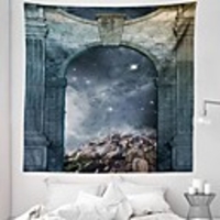 Wall Tapestry Art Decor Blanket Curtain Picnic Tablecloth Hanging Home Bedroom Living Room Dorm Decoration Polyester Doorway Sky View