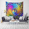 Wall Tapestry Art Decor Blanket Curtain Picnic Tablecloth Hanging Home Bedroom Living Room Dorm Decoration Polyester Fantasy And Colorful Color Combinations Are Very Beautiful