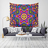 Wall Tapestry Art Decor Blanket Curtain Picnic Tablecloth Hanging Home Bedroom Living Room Dorm Decoration Polyester Fantasy Overlapping Colors
