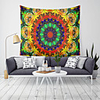 Wall Tapestry Art Decor Blanket Curtain Picnic Tablecloth Hanging Home Bedroom Living Room Dorm Decoration Polyester Fantasy Tiger Butterfly