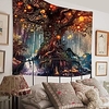 Wall Tapestry Art Decor Blanket Curtain Picnic Tablecloth Hanging Home Bedroom Living Room Dorm Decoration Polyester Fantasy Tree