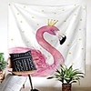 Wall Tapestry Art Decor Blanket Curtain Picnic Tablecloth Hanging Home Bedroom Living Room Dorm Decoration Polyester Flamingo Views