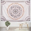 Wall Tapestry Art Decor Blanket Curtain Picnic Tablecloth Hanging Home Bedroom Living Room Dorm Decoration Polyester Floral Mandala View