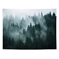 Wall Tapestry Art Decor Blanket Curtain Picnic Tablecloth Hanging Home Bedroom Living Room Dorm Decoration Polyester Forest Fog Beauty View