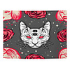 Wall Tapestry Art Decor Blanket Curtain Picnic Tablecloth Hanging Home Bedroom Living Room Dorm Decoration Polyester Four Eyes Tiger View