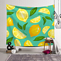 Wall Tapestry Art Decor Blanket Curtain Picnic Tablecloth Hanging Home Bedroom Living Room Dorm Decoration Polyester Fruit Leaves