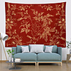 Wall Tapestry Art Decor Blanket Curtain Picnic Tablecloth Hanging Home Bedroom Living Room Dorm Decoration Polyester Golden Bird