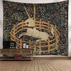 Wall Tapestry Art Decor Blanket Curtain Picnic Tablecloth Hanging Home Bedroom Living Room Dorm Decoration Polyester Horse Unicorn Flowers miniinthebox