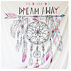 Wall Tapestry Art Decor Blanket Curtain Picnic Tablecloth Hanging Home Bedroom Living Room Dorm Decoration Polyester Letter Colorful Starry Dream Catcher Beauty View