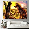 Wall Tapestry Art Decor Blanket Curtain Picnic Tablecloth Hanging Home Bedroom Living Room Dorm Decoration Polyester Man And Animal