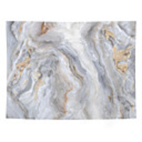 Wall Tapestry Art Decor Blanket Curtain Picnic Tablecloth Hanging Home Bedroom Living Room Dorm Decoration Polyester Marble Water Pattern Light Gray Light White Light Gold Three Colors
