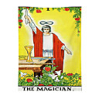Wall Tapestry Art Decor Blanket Curtain Picnic Tablecloth Hanging Home Bedroom Living Room Dorm Decoration Polyester Medieval Man Holding Candle