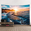 Wall Tapestry Art Decor Blanket Curtain Picnic Tablecloth Hanging Home Bedroom Living Room Dorm Decoration Polyester Modern Coast