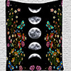 Wall Tapestry Art Decor Blanket Curtain Picnic Tablecloth Hanging Home Bedroom Living Room Dorm Decoration Polyester Moon Butterfly Flower