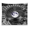 Wall Tapestry Art Decor Blanket Curtain Picnic Tablecloth Hanging Home Bedroom Living Room Dorm Decoration Polyester Moon Clouds Views
