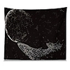 Wall Tapestry Art Decor Blanket Curtain Picnic Tablecloth Hanging Home Bedroom Living Room Dorm Decoration Polyester Moon Fish Views