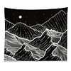 Wall Tapestry Art Decor Blanket Curtain Picnic Tablecloth Hanging Home Bedroom Living Room Dorm Decoration Polyester Moon Mountain Peak Views