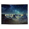 Wall Tapestry Art Decor Blanket Curtain Picnic Tablecloth Hanging Home Bedroom Living Room Dorm Decoration Polyester Mountain Blue Sky Star View