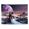Wall Tapestry Art Decor Blanket Curtain Picnic Tablecloth Hanging Home Bedroom Living Room Dorm Decoration Polyester Mountain Peak Planet Beauty Views